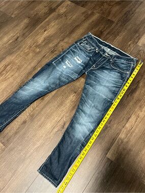 2014 True Religion Blue Distressed Jeans
